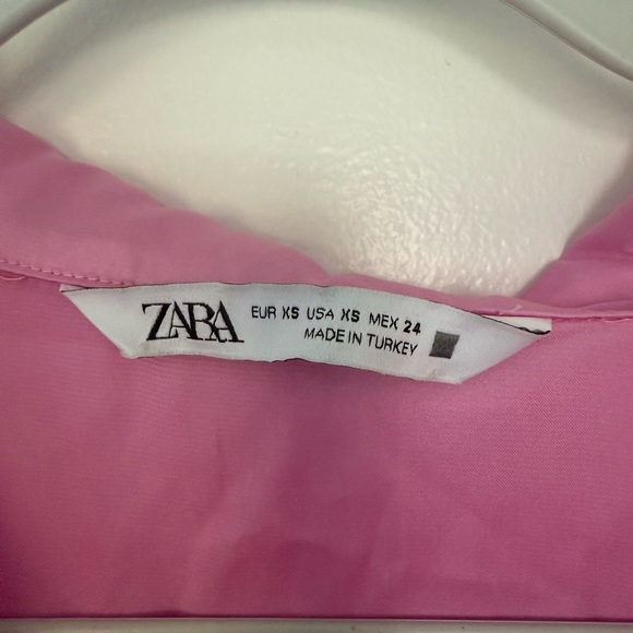 Zara Fuchsia Cropped Blouse - Picture 2 of 4